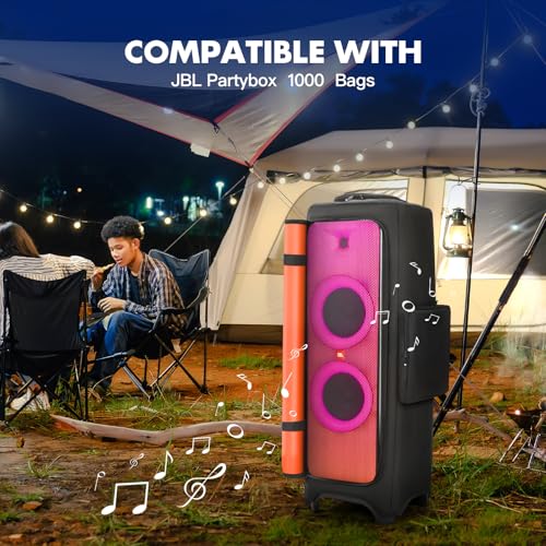 Protective Cover Case Compatible with JBL PartyBox 1000 | Water-Resistant Carrying Case with Storage Bag, Splashproof Dustproof Portable Cover for Party Box 1000 Speakers - size: For JBL partybox 1000