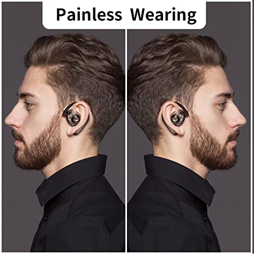 Bluetooth Headset,Wireless Bluetooth Earpiece 28 Hrs Talking Time Built-in Microphone for iOS/Android Cell Phones,Touch Control Version NOT Button Press Down