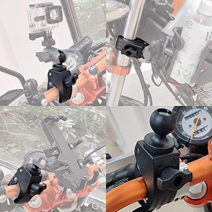 Tough Clamp Base with 1'' Rubber Ball Head