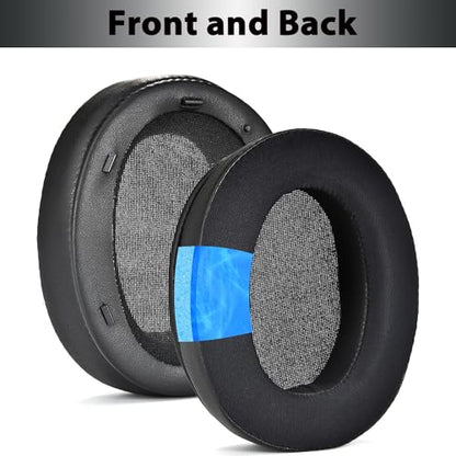 WH-XB910N Replacement Ear Pads, Upgrade Cooling Gel Earpads Cushions for Sony WH-XB910N Noise Cancelling Headphones, Ear Pads Cushions with Soft Memory Foam and Buckle(Black) - color: Black-Upgrade Gel-with net and buckle