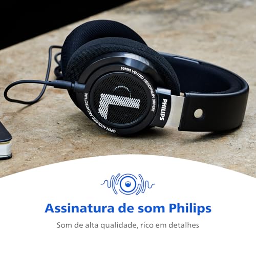 Philips Audio SHP9500 HiFi Precision Stereo Over-Ear Headphones (Black) - style: Performance Audio | SHP9500