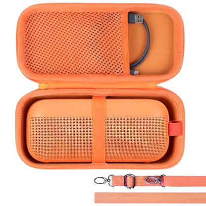 Lebakort Hard Case Compatible with Bose New SoundLink Flex 2nd Gen/Bose SoundLink Flex Portable Speaker (Sunset Peach) - color: Sunset Peach