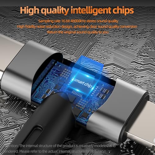 Lightning USB C to 3.5mm Headphone Jack Adapter(2in1) AUX Audio Cable Connector for iPhone16 15 14 Earphone Microphone Splitter for iPad Compatible for Samsung Android Car Auxiliary Converter