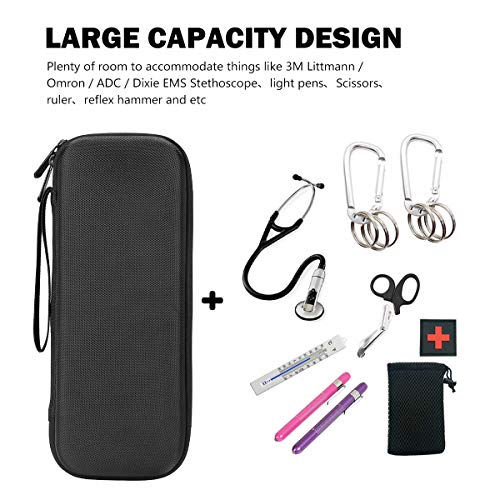ProCase Stethoscope Hard Carrying Case Bundle with Microphone Case for JBL Speaker Wireless Two Microphone System