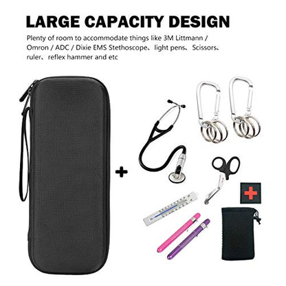 ProCase Stethoscope Hard Carrying Case Bundle with Microphone Case for JBL Speaker Wireless Two Microphone System