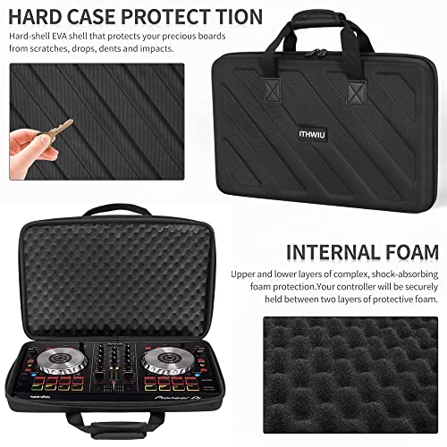 Lightweight Molded Hard Storage Case Fits for DDJ-FLX4 / DDJ-400 / DDJ-SB3 SB2 or DDJ-RB 2-Channel Controller - size: DDJ-FLX4