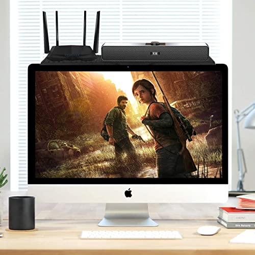 No Drill TV Top Shelf 24 inch Wide Monitor Top Mounting Bracket Platform Holds Speaker, AV Receiver, Media Box, Game Console and More - size: 24 inch
