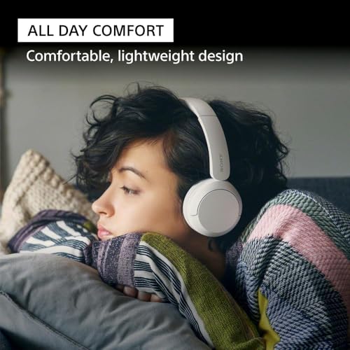 Sony WH-CH520 Wireless On-Ear Bluetooth Headphones with Microphone, Pink - color: Pink