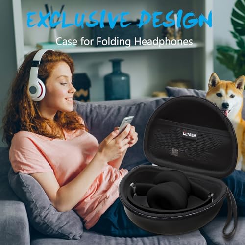 Case for Beats Studio Pro/Solo 4/Studio3/Solo3 Headphone Cloud Pink | Hard Carrying Travel Case for Beats Studio Pro/Solo 4/Studio3/Solo3 Wireless Headphone - color: PU Cloud Pink