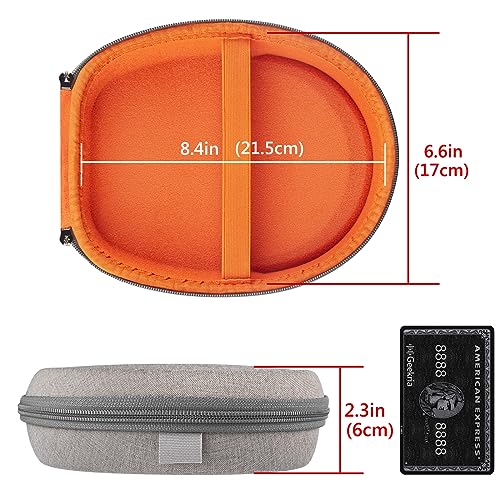 Geekria Shield Headphones Case Compatible with Bose QuietComfort, QC Ultra II, 700/45/35 II/35 Gaming/25, Replacement Hard Shell Travel Carrying Bag with Cable Storage (Brown) - color: Brown