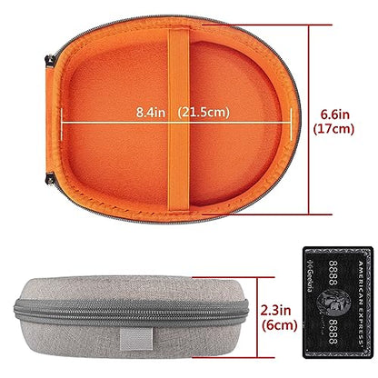 Geekria Shield Headphones Case Compatible with Bose QuietComfort, QC Ultra II, 700/45/35 II/35 Gaming/25, Replacement Hard Shell Travel Carrying Bag with Cable Storage (Brown) - color: Brown