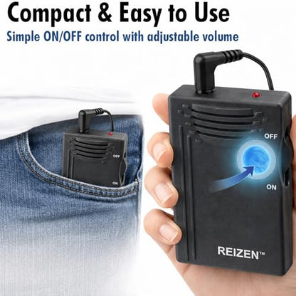 Reizen Loud Ear 110dB Gain Personal Amplifier