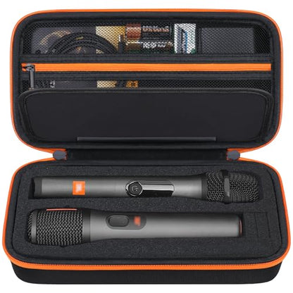 Canboc Microphone Case for JBL Wireless Two Microphone System, Black