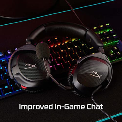 HyperX Cloud Stinger 2 – Gaming Headset, DTS Headphone:X Spatial Audio, Lightweight Over-Ear Headset with mic, Swivel-to-Mute Function, 50mm Drivers, PC Compatible, Black - color: Black, size: One Size, style: Wired