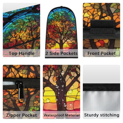 Kitchen Aid Mixer Cover Compatible with 6-8 Quarts Glowing Tree of Life Stand Mixer Cover Dust Cover with Zipper Pocket Kitchen Aid Mixer Accessories Kitchen Appliance Organizer Bag - color: Tree of live