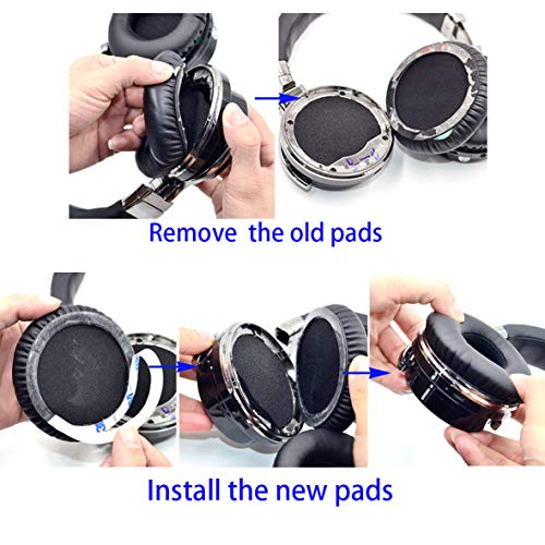 Defean Earpads for COWIN E7 / E7 Pro (Not Fit SE7) | Also for Silensys E7 / E7 Pro Softer Leather,High-Density Noise Cancelling Foam