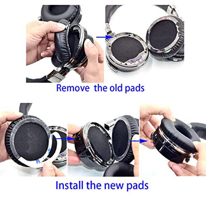 Defean Earpads for COWIN E7 / E7 Pro (Not Fit SE7) | Also for Silensys E7 / E7 Pro Softer Leather,High-Density Noise Cancelling Foam