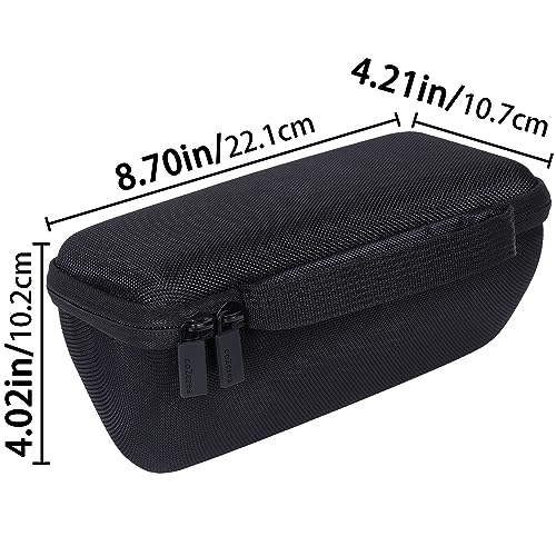 co2CREA Hard Case for BolaButty X-GO C27C Bluetooth Speaker Speaker,Black | Travel Protective Storage Bag with Mesh Pocket & Handle, Shockproof EVA Shell and Soft Lining - color: Black