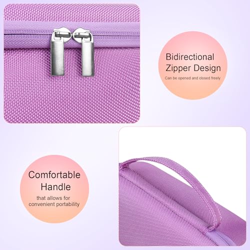 Elonbo Carrying Case for MiLESEEY GeneSonic Pro Golf GPS Speaker, Lilac - color: Lilac