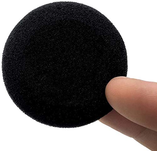Foam Ear Pad Replacement Cushions, Headphone Earphone Headset Disposable Sponge Covers (55mm - 2.2") 5 Pairs - color: Foam, size: 55mm