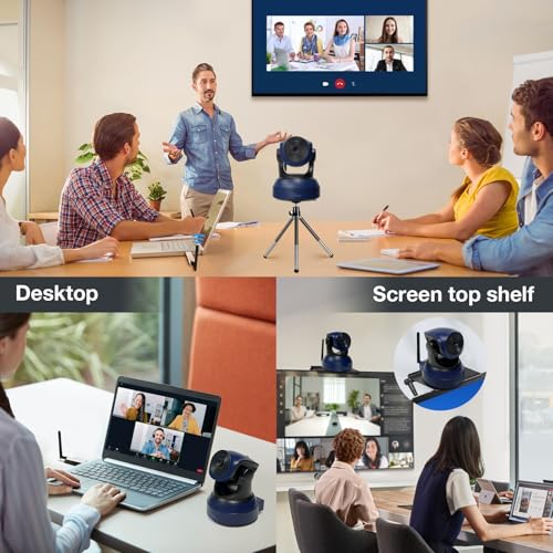 Gsou Wireless Webcam for PC/Wireless Streaming Camera, 1080P HD Webcams/USB Plug and Play Webcam for Zoom Meeting,Skype,OBS(with Mini Tripod Stand), Adjustable Computer Camera for Mac/Laptop/MacBook - color: Wireless webcam+Mini Tripod