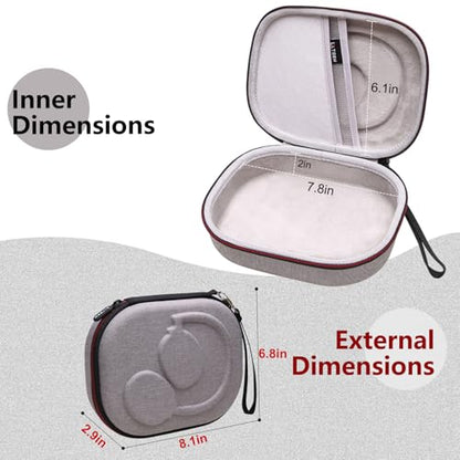 Case for JBL Tune 510BT/720BT/770NC/520BT/520C/670NC Headphone Gray | Hard Carrying Travel Case for JBL Live 670NC/770NC/680NC/780NC Headphones - color: Gray