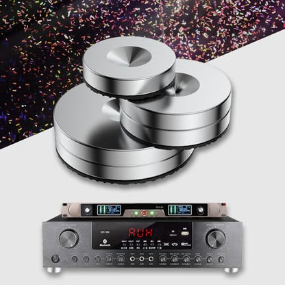 HiFi Speaker Stand Feet Pads, 30x10mm, Stainless Steel Speaker Isolation Feet for DVD/Amplifier/Turntables/Subwoofer - size: 30x10mm