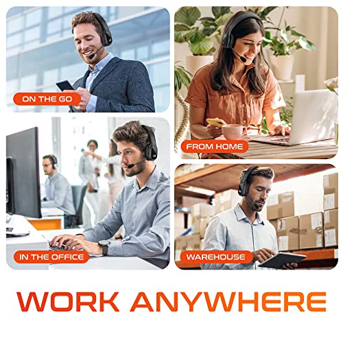 Delton 20X Bluetooth Computer Headset with Noise Cancelling Mic for Work | Wireless Headset with 1080p HD USB Web Camera, , Compatible with Zoom/Skype/Teams/Webex. - size: Headset with Webcam