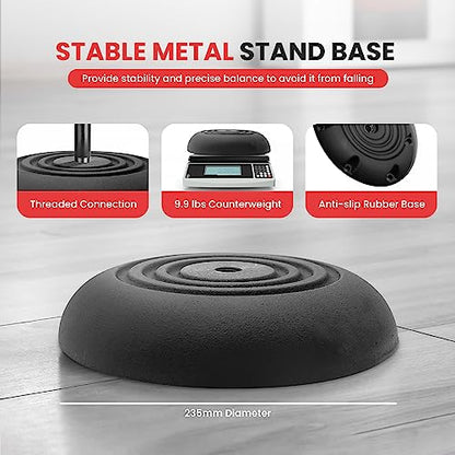 Pyle Universal Microphone Stand - Handheld Mic Compatible, Heavy Compact Base, Lightweight & Compact Design, 2.8 to 5 Ft Height Adjustable Clamp, Pivot Angle Clip, Home/Studio Use (Pair) - size: Pack of 2