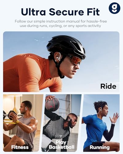 Titanium Alloy Ear Hooks for AirPods Pro 3/2/1, AirPods 4/3, White | Anti-Slip Sport Grip Accessories Compatible with AirPods, Added Anti-Lost Lanyard for Comfortable Secure Fit During Sports