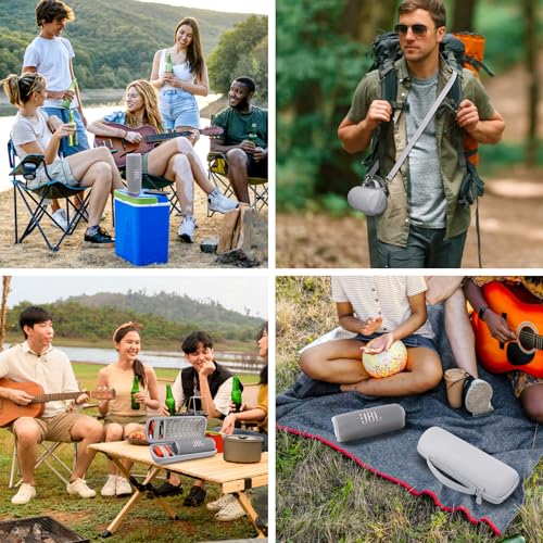 Hard Case for JBL Flip 7 Portable Wireless Bluetooth Speaker - color: White Case