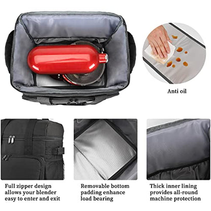 LEFOR·Z Stand Mixer Bag Compatible with KitchenAid Mixers (6-8 Quart),Padded Mixer Portable Storage Travel Carrying Case with Pockets Fits for Kitchen Aid Accessories and Attachments,Bag Only