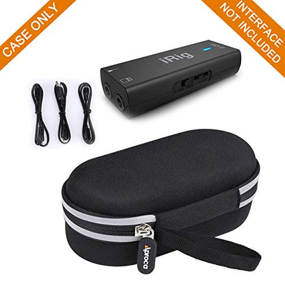 Aproca Hard Travel Storage Carrying Case for IK Multimedia iRig HD 2 digital guitar interface