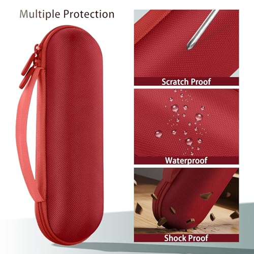 Aenllosi Hard Case for Beats Pill - Speaker Statement Red | EVA case construction, Water-resistant design, Dust-resistant design, Case only - color: Statement Red
