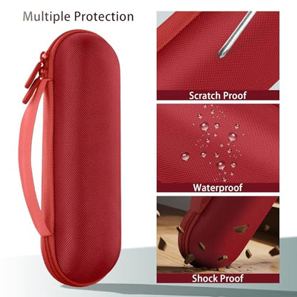 Aenllosi Hard Case for Beats Pill - Speaker Statement Red | EVA case construction, Water-resistant design, Dust-resistant design, Case only - color: Statement Red