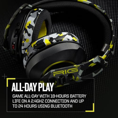 RIG 600 PRO HS Dual Wireless Multiplatform Gaming Headset, Wicked Cushions
