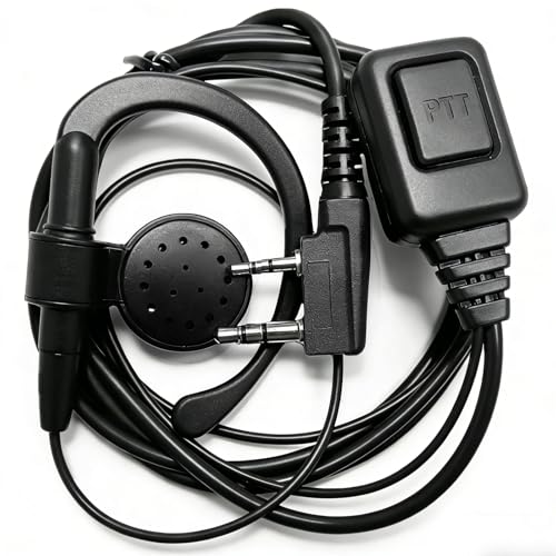 2-Pin Ear-Clip Earpiece Headset for Two Way Radio Kenwood TK3170 TK-2160 TK-220 TK-240 TK-2100 TK-3200 LT-3188 PX-3288