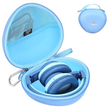 Aproca Kids Headphones Case Compatible with iClever BTH12 / HS19 / BTH26 Kids Bluetooth Headphones, Storage Hard Bag -Sky Blue (Case Only) - color: Sky Blue