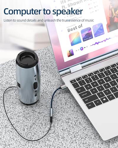 USB to 3.5mm Headphone Adapter AUX Jack Cable for iPhone Phone DAC Audio Headset Microphone Connector PC Jack Connector Digital Sound Adaptor Android Car Stereo Splitter
