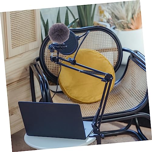 BESPORTBLE 2pcs Windproof Fleece Mic Furry Cover Windscreen Cover for Outdoor Recording