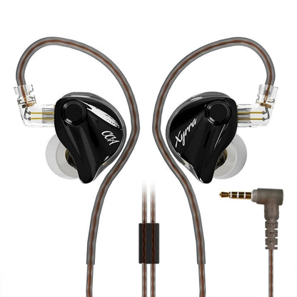 CCA Xyrra in-Ear Monitors, Wired Gaming Earbuds with 1DD+1BA Hybrid Drivers and Enhanced Sound Separation, Detachable IEM Headphones for Immersive Gaming & Studio Monitoring - style: no Mic