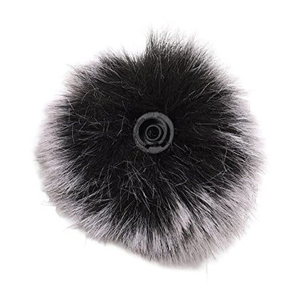 Furry Microphone Windscreen Muff for Recording, Noise Reduction, Soft, Portable, Hygienic Design with Fleece Material, Suitable for Indoor and Outdoor Applications
