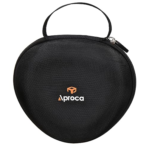 Aproca Headphones Case Compatible with iClever BTH12 / HS19 / BTH26 / BERIBES/eKids Jurassic World Foldable Kids Headphones, Portable Storage Bag - color: Black-Pro