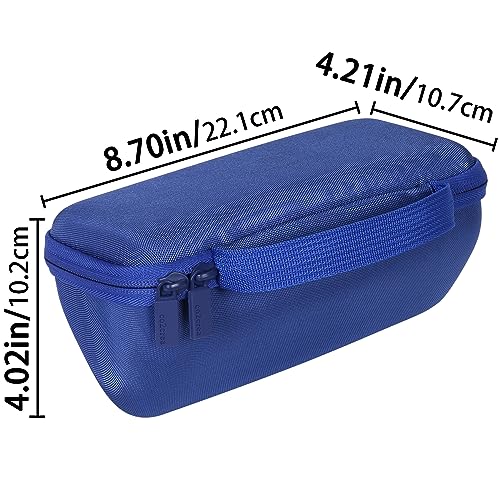 co2CREA Hard Case for BolaButty X-GO C27C Bluetooth Speaker Speaker,Blue | Travel Protective Storage Bag with Mesh Pocket & Handle, Shockproof EVA Shell and Soft Lining - color: Blue