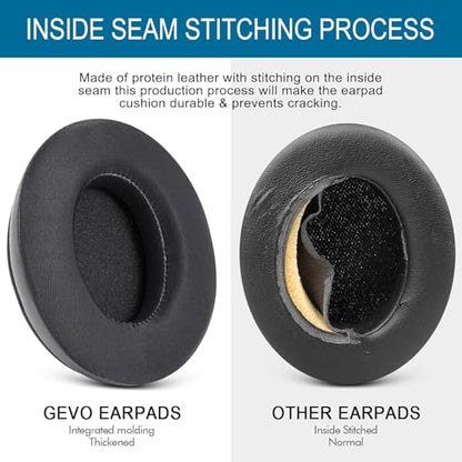 GVOEARS Cooling Gel Replacement Ear Pads for HyperX Cloud 1/2/3/Pro - Black