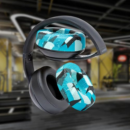 WC SweatZ Studio - Patented Covers for Beats Studio 3 (A1914) & 2 (B0500) | Made by Wicked Cushions | Made with Premium Silicone | Also fits B0501 | Cyan Prism - color: Cyan Prism