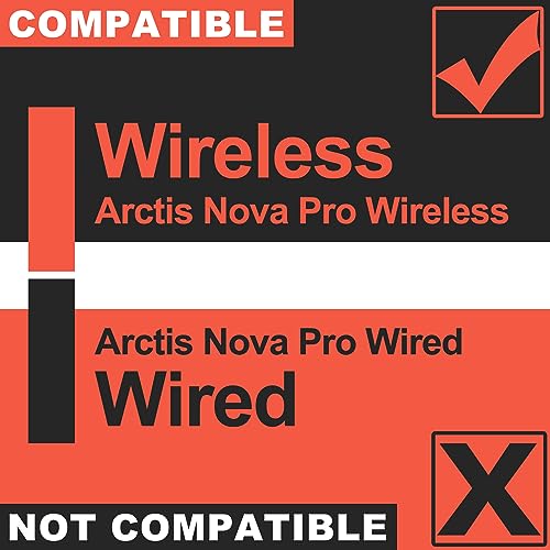 Nova Pro Wireless Replacement Ear Pads - Compatible with Steelseries Arctis Nova Pro Wireless by LTYIVABHTTW I Improved Durability & Sound (Hybrid Cooling Gel Fabric)