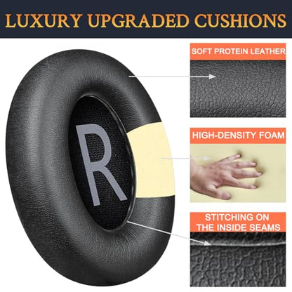 SOULWIT Earpads for Bose 700(NC700/NC 700) Headphones - Black - color: Black