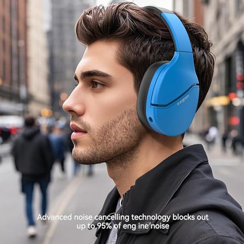 2.4GHz Wireless Gaming Headset for PC, PS5, PS4, Switch, 4-in-1 Bluetooth 5.0 & 3.5mm Wired Mode, AI Noise Cancelling Detachable Mic,3D Stereo Sound Headphones for Laptop, Mac, Xbox Series, Nintendo
