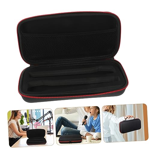 Portable Mic Storage Case with Zipper for Dual Microphone